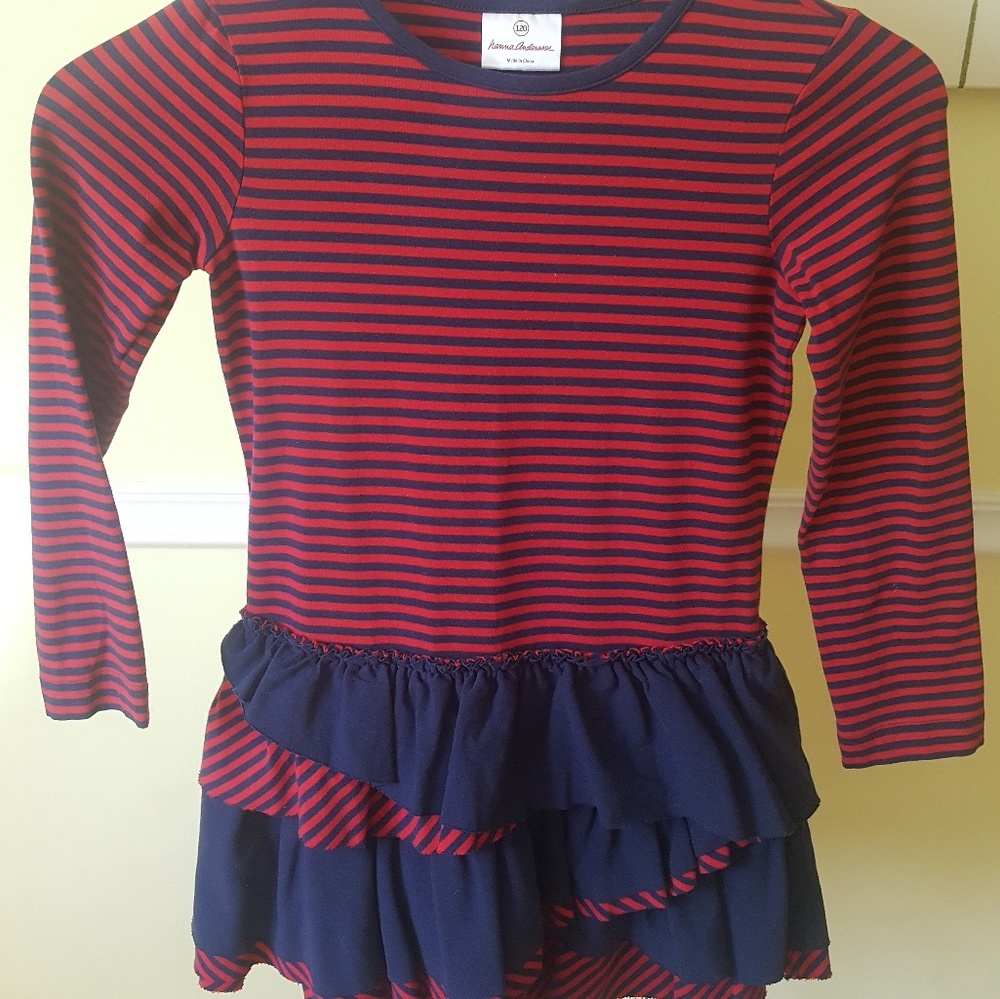 Girls Hanna Andersson Long Sleeve Dress